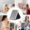 Podświetlanie lusterko kosmetyczne LED składane dotykowe Podgląd zdjęcia produktu 14