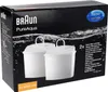 The image shows the packaging of Braun water filter cartridges. Produktbild-Vorschau