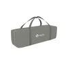 A gray travel bag with beige accents and handles, featuring the Lionelo logo. Produktbild-Vorschau