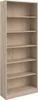 Bibliothèque Hobby 198 cm - 5 étagères - Chêne Voir les images du produit 2