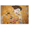 Leinwandbild Frauenporträt Abstraktion - G. Klimt 100x70 Produktbild-Vorschau 3