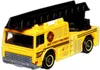 A yellow toy fire truck with a black ladder. Náhled obrázku produktu