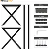MetaloPro Belaga Pieds de table avec colonne centrale, Voir les images du produit 21