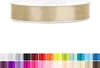 Satinband 12mm Gold - 25 Meter Rolle Geschenk- & Produktbild-Vorschau 1