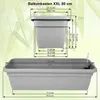 MePla - Set - XXL Balkonkasten mit Bewässerung 80 cm + XXL Produktbild-Vorschau 2