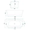 Rea Acryl Eckbadewanne Capri 170 White Produktbild-Vorschau 7