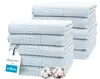 10er Set Handtücher, 70% Baumwolle, 30% Polyester, 50x100 Produktbild-Vorschau 1