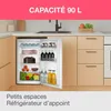 Refrigerateur - Frigo  table top - OCEANIC - 90L - 37dB -  Voir les images du produit 2