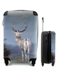 MuchoWow® Koffer Handgepäck Trolley Rollkoffer Kleine Produktbild-Vorschau 1