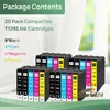20x Druckerpatronen kompatibel für Epson T1291 T1292 T1293 Produktbild-Vorschau 2