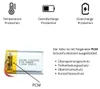 EFASO 602030 3.7V Akku 400 mAh, PCM, JST PH1.25-2P  für VXI Produktbild-Vorschau 2