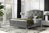 Boxspringbett Schlafzimmerbett DURMUS 160x200cm in Stoff Produktbild-Vorschau 1
