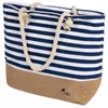 Torba plażowa 22 l, niebiesko-biała Podgląd zdjęcia produktu 4
