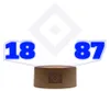 Hamburger SV HSV LED Licht "1887" Produktbild-Vorschau 2