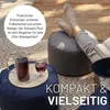 Lumaland Sitzsack-Hocker Pouf rund 50l senfgelb Produktbild-Vorschau 6