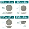 10,25 Zoll Essteller, 8 Zoll Dessertteller, 960 ML Suppenteller, 750 ML Schale Náhled obrázku produktu