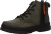 A single green boot with a black sole and laces. Produktbild-Vorschau