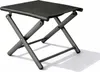 Garten Klapphocker / Fußhocker Metall - Textilen Anthrazit / Schwarz Produktbild-Vorschau
