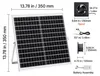 SucceBuy 20W Solar Ventilator, 12V Solarpanel mit Produktbild-Vorschau 8