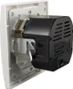 A close-up view of the back of a wall socket with a USB module attached. Produktbild-Vorschau