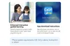 A split image showing a mother and daughter learning on a tablet on the left, and the CaDA Smart+ app icon on the right. Voir les images du produit