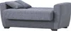 Schlafsofa Schlafcouch grau 170 cm mit Bettkasten - ACUN - Produktbild-Vorschau 2