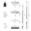 Bodenwischer, Wasserabzieher, 7-Set Reinigungswischer mit Produktbild-Vorschau 9