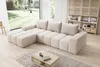 Moebelfest Lusso Ecksofa L-Form Linksseitig Creme Produktbild-Vorschau 2