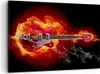 Bild auf Leinwand - Leinwandbild - Instrument Flammen Produktbild-Vorschau 1
