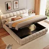 A bedroom scene with a bed that has storage underneath. Náhľad obrázku produktu