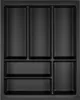 ORGA-BOX Junker Slim Besteckeinsatz 375 x 476 mm Lavagrau Produktbild-Vorschau 1