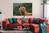 MuchoWow® Poster Alpaka - Fell - Braun 120x90 cm - Wandbild Produktbild-Vorschau 2