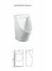 Komplettset Wandurinal Wand Pissoir Urinalbecken Keramik Produktbild-Vorschau 1