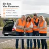 4 chalecos reflectantes para automóvil, según la norma ISO Vista previa de la imagen del producto 4