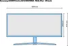 Samsung LS34J550WQR, 86,4 cm (34"), 3440 x 1440 px, Podgląd zdjęcia produktu 17