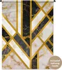 MuchoWow® Wandteppich Wandbehang Marmor - Gold - Design Produktbild-Vorschau 1