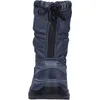 A front view of a blue snow boot. Produktbild-Vorschau