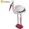 KADAX figura da giardino figura decorativa cicogna in piedi Anteprima dell’immagine prodotto 3