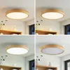 Lindby LED-Deckenlampe Lanira, Ø 50 cm, Holz, Remote, CCT Produktbild-Vorschau 4