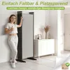 YRHome Raumteiler Paravent 4-flügelig Klein 200x180cm Produktbild-Vorschau 4