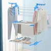 Wäscheständer-Turm 172 cm mit Rollen, Wäscheturm klappbar, Produktbild-Vorschau 4