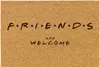 Kokos-Fußmatte „FRIENDS Are Welcome“ 40x60 cm – Für den Produktbild-Vorschau 1
