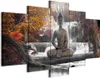 Italienischer Leinwand Leinwandbild - Autumn Buddha Produktbild-Vorschau 1