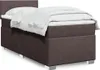Möbel Boxspringbett mit Matratze Dunkelbraun 90x200 cm Produktbild-Vorschau 1