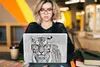 MuchoWow® Laptop Aufkleber Sticker Cover Tiger - Natur - Produktbild-Vorschau 5