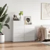 HOMCOM Kommode Schubladenschrank Sideboard mit 4 Produktbild-Vorschau 2