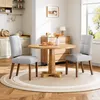 Stuhl Holz-Esszimmerstühle, 2er-Set Grau, Polsterstuhl, Produktbild-Vorschau 7