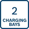 A graphic indicating the number of charging bays. Produktbild-Vorschau