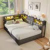 INONEFT Gestoffeerd dagbed/logeerbed 140x200 cm, Productafbeelding-voorbeeld 12