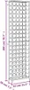 A line drawing of a tall, narrow wine rack with many circular compartments. Anteprima dell’immagine prodotto